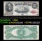1917 $2 Large Size Legal Tender Note Thomas Jefferson Grades vf++ Signatures Speelman/White