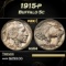 1915-p Buffalo Nickel 5c Grades ms64