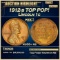 1912-s Lincoln Cent TOP POP! 1c ms66+ rb SEGS