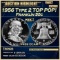 1956 Type 2 Proof Franklin Half Dollar TOP POP! 50c pr69 DCAM SEGS