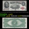 1917 $2 Large Size Legal Tender Note Thomas Jefferson Grades Select AU Signatures Speelman/White