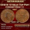 1818 Coronet Head Large Cent N-10 Near Top Pop! 1c ms65+ rb SEGS