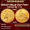 1914-p Gold Indian Quarter Eagle Near Top Pop! $2 1/2 ms66 USCG