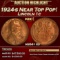 1924-s Lincoln Cent Near Top Pop! 1c ms64+ rd SEGS