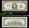 1966 $100 Red Seal United States Note Grades xf+