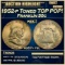 1952-p Franklin Half Dollar Toned TOP POP! 50c ms67+ fbl SEGS
