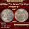 1878-p 7tf Morgan Dollar Near Top Pop $1 ms66+ SEGS
