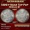 1896-p Morgan Dollar Near Top Pop $1 ms67+ SEGS