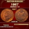 1867 Indian Cent 1c ms66 rb SEGS