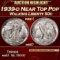 1939-d Walking Liberty Half Dollar Near Top Pop 50c ms67 SEGS