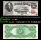 1917 $2 Large Size Legal Tender Note Thomas Jefferson Grades xf45 Signatures Speelman/White
