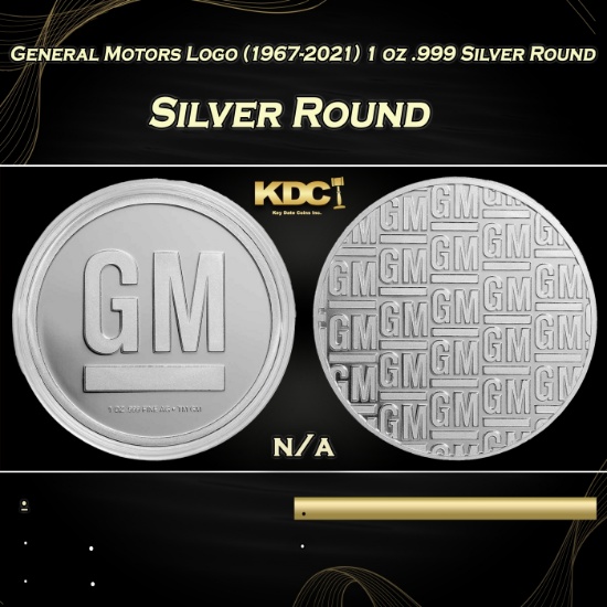 General Motors Logo (1967-2021) 1 oz .999 Silver Round