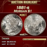 1881-s Morgan Dollar $1 ms67+ SEGS