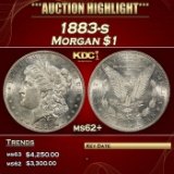 1883-s Morgan Dollar $1 ms62+ USCG