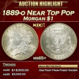 1889-o Morgan Dollar Near Top Pop $1 ms65+ SEGS