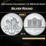 2024 Austria Philharmonic 1 oz .999 Silver Round