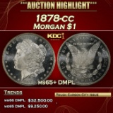 1878-cc Morgan Dollar $1 ms65+ DMPL SEGS