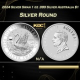 2024 Silver Swan 1 oz .999 Silver Australia $1