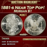 1881-s Morgan Dollar Near Top Pop! $1 ms68+ SEGS
