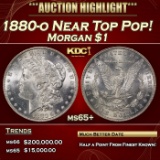 1880-o Morgan Dollar Near Top Pop! $1 Grades ms65+