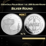 Coca-Cola Polar Bear 1 oz .999 Silver Round