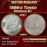 1886-o Morgan Dollar Toned  $1 ms64+ SEGS
