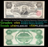 1891 $10 Red Seal Silver Certificate 
