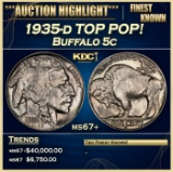 1935-d Buffalo Nickel TOP POP! 5c ms67+ SEGS