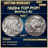 1929-s Buffalo Nickel TOP POP! 5c ms67+ SEGS