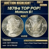 1878-s Morgan Dollar TOP POP! $1 ms68 SEGS