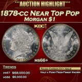 1878-cc Morgan Dollar Near Top Pop $1 ms66+ SEGS