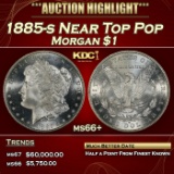 1885-s Morgan Dollar Near Top Pop $1 ms66+ SEGS
