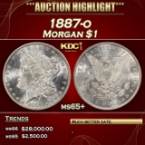 1887-o Morgan Dollar $1 ms65+ SEGS