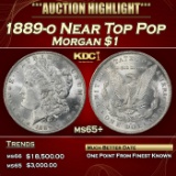 1889-o Morgan Dollar Near Top Pop $1 ms65+ SEGS