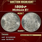 1899-p Morgan Dollar $1 ms66+ SEGS