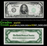 1934A $1000 Green Seal Federal Reserve Note President Grover Cleveland Chicago, IL Grades Select AU