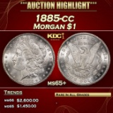 1885-cc Morgan Dollar $1 ms65+ SEGS
