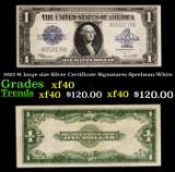1923 $1 large size Silver Certificate Grades xf Signatures Speelman/White