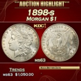 1898-s Morgan Dollar $1 ms63 USCG