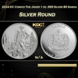 2024 DC Comics The Joker 1 oz .999 Silver $5 Samoa