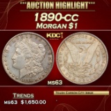 1890-cc Morgan Dollar $1 ms63 USCG