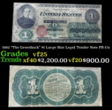 1862 $1 Large Size Legal Tender Note 