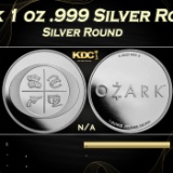 Ozark 1 oz .999 Silver Round