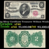 1891 $2 Large Size Silver Certificate 