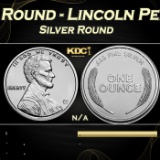 1 oz Silver Round - Lincoln Penny Style