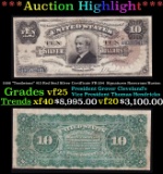 1886 $10 Red Seal Silver Certificate 