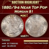 1880/9-s Morgan Dollar Near Top Pop $1 ms67+ SEGS