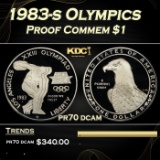 1983-s Olympics Proof Modern Commem Dollar $1 pr70 dcam SEGS