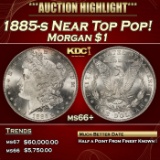 1885-s Morgan Dollar Near Top Pop! $1 ms66+ SEGS