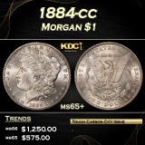 1884-cc Morgan Dollar $1 Grades ms65+